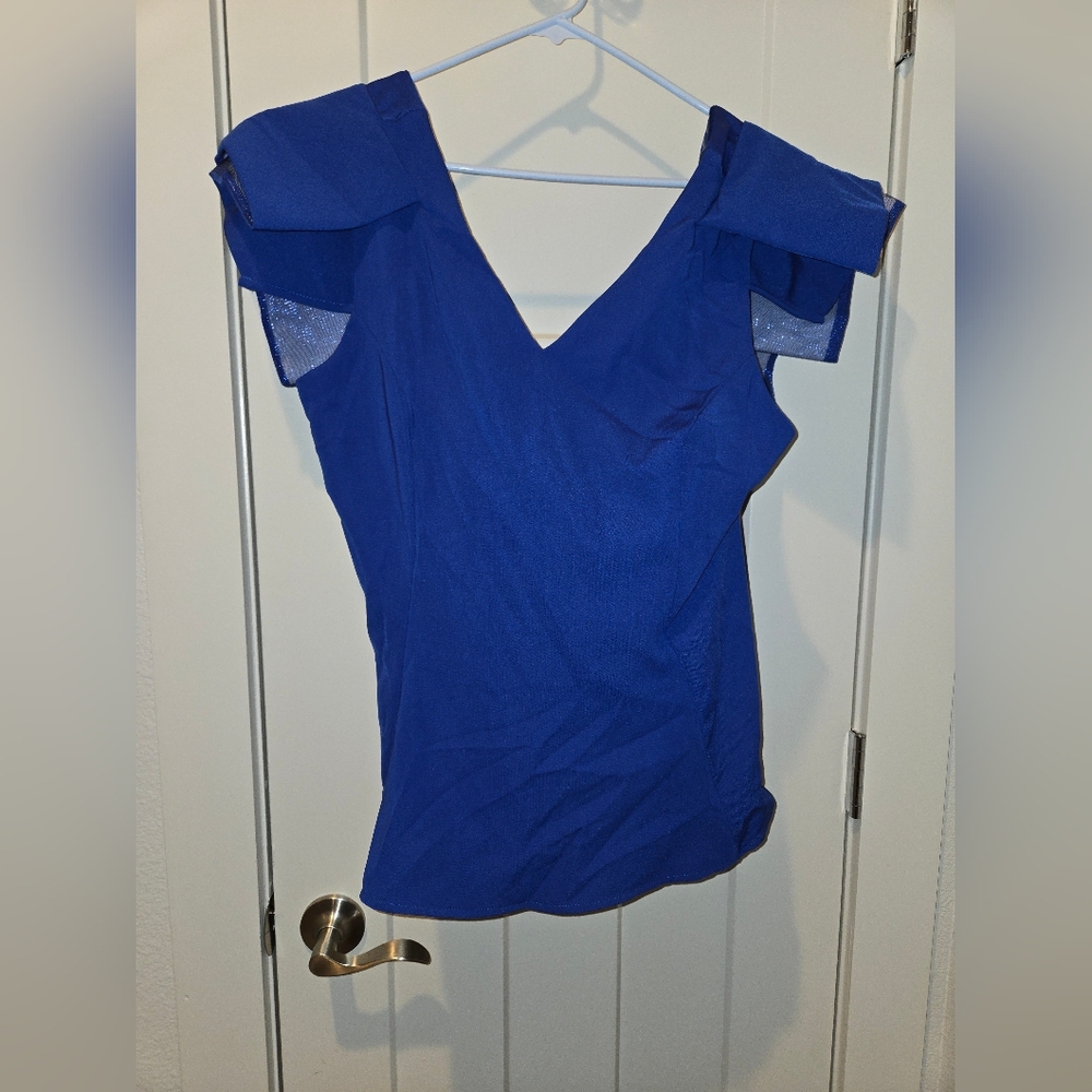 CQbyCQ Royal blue statement top